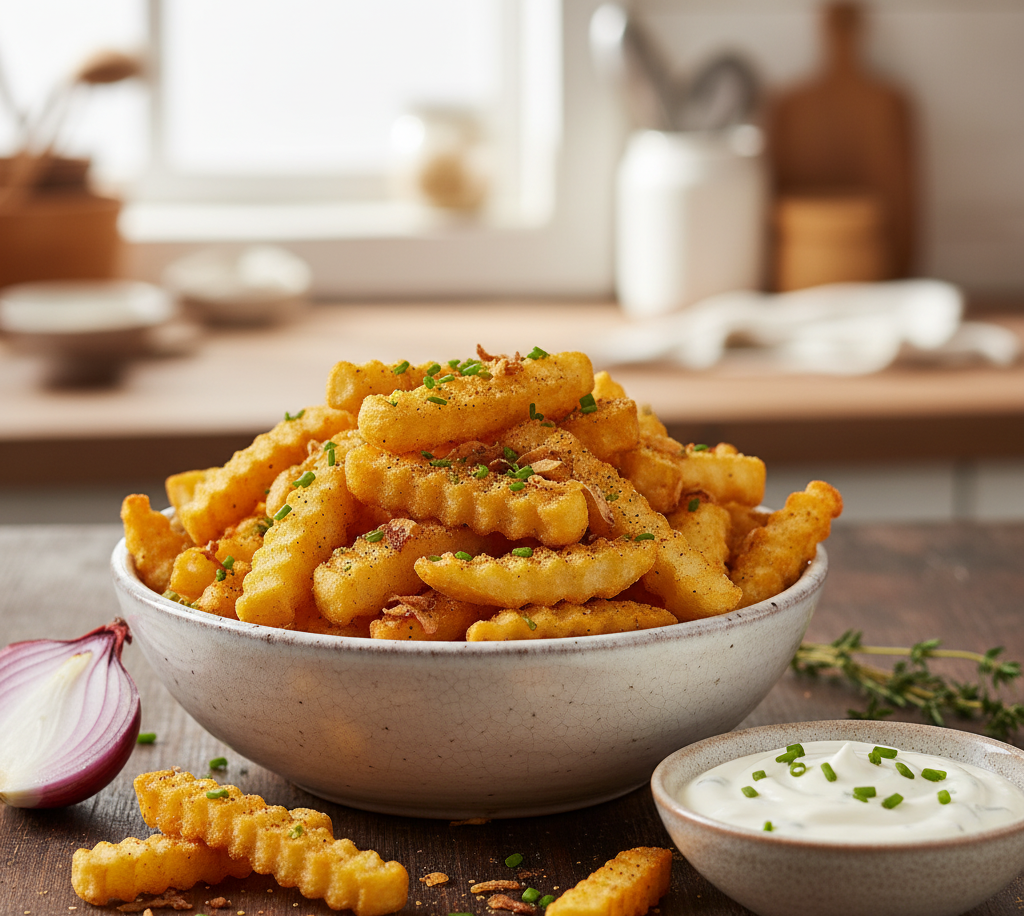 CREAM AND ONION FRENCH FRIES